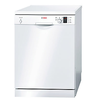 Bosch SMS50C22GB Freestanding Dishwasher, White Bosch SMS50C22GB Freestanding Dishwasher, White